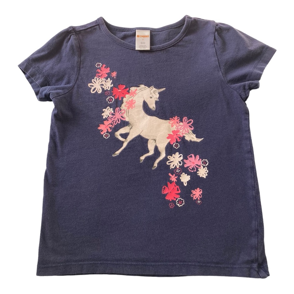 Gymboree Unicorn T-Shirt Size 7